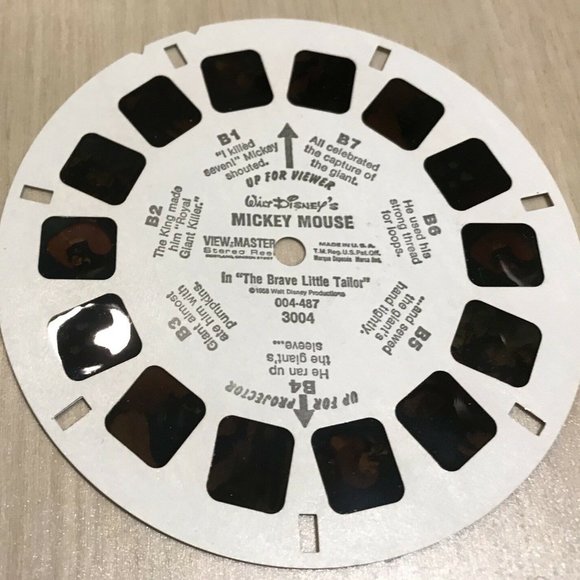VINTAGE Disney Mickey Mouse Viewmaster Reels 1958 - Picture 2 of 3
